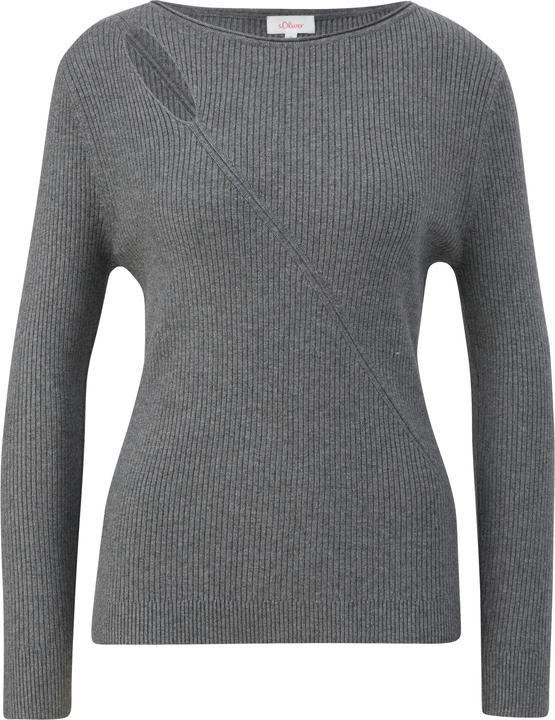Produktbild s.Oliver Strickpullover Strickpullover aus Viskosestretch (44)