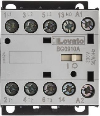 Image du produit Lovato 3P MINICONTACTOR BG09.10A 230V 50-60HZ