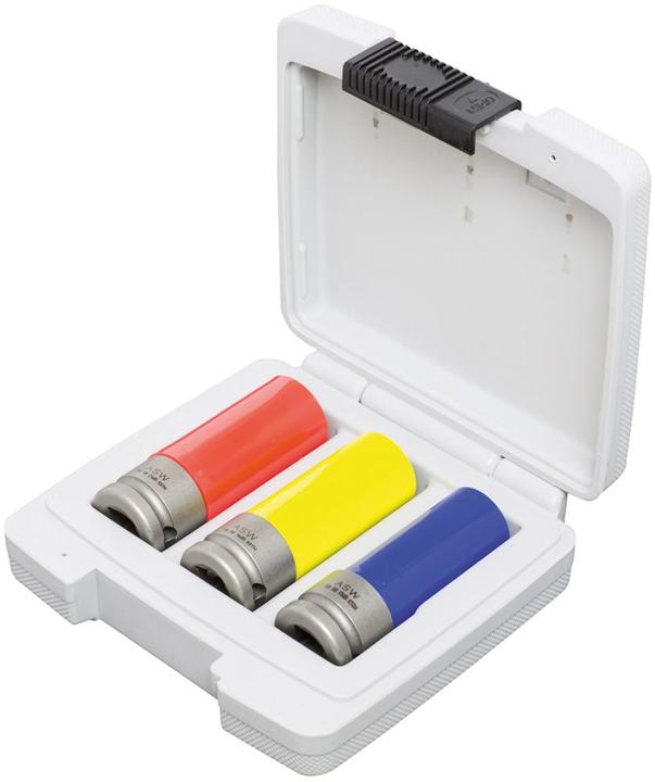 Actual product image Magni Power socket set with plastic sleeve 1/2" 3-piece ASW