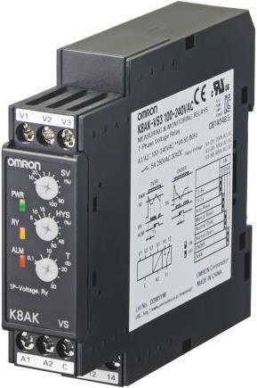 Produktbild Omron Industrial Automation Monitoring relay 22.5mm Single phase
