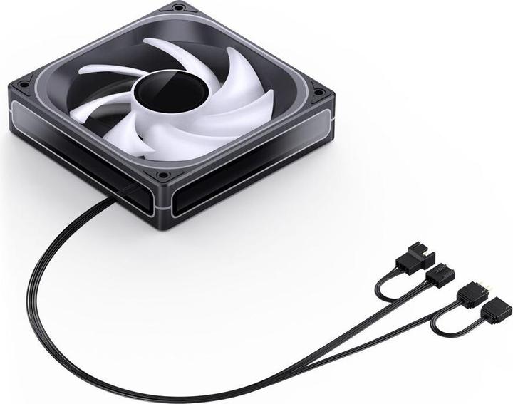 Actual product image Jonsbo ZA-120 Lüfter, PWM, ARGB - 120mm, schwarz (120 mm, 1 x)