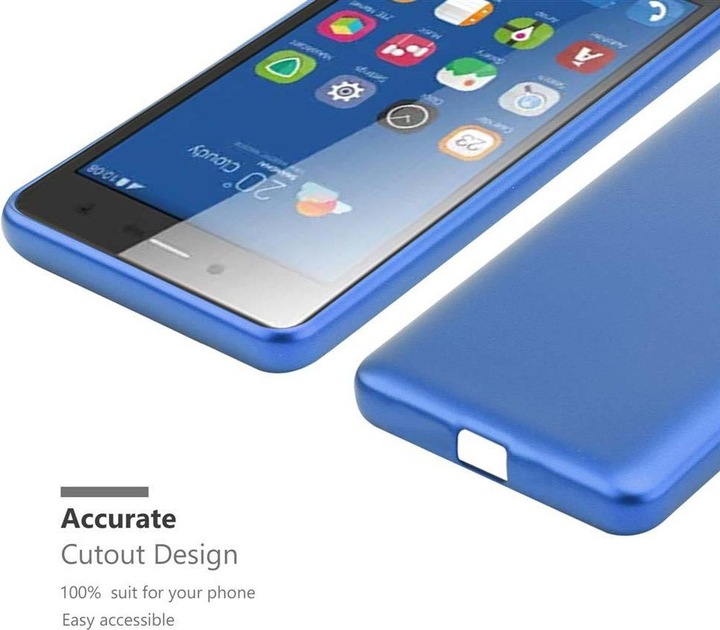 Actual product image Cadorabo TPU Matt Metallic Cover (ZTE Blade L7)