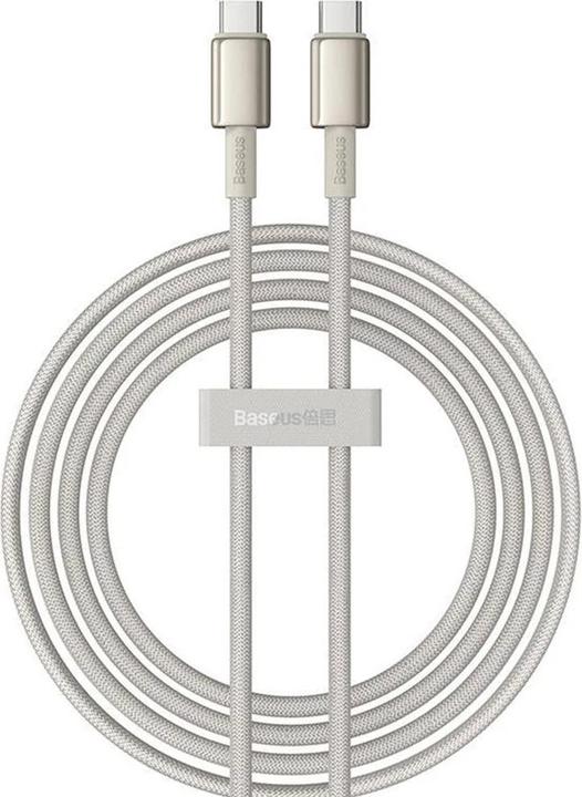 Produktbild Baseus Cable USB-C to USB-C Tungsten Gold, 100W, 2m (gold) (2 m, USB 2.0, 100 W)