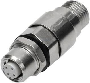 Produktbild Harting M12,Adapter FEM-FEM contact, D-coded 4W