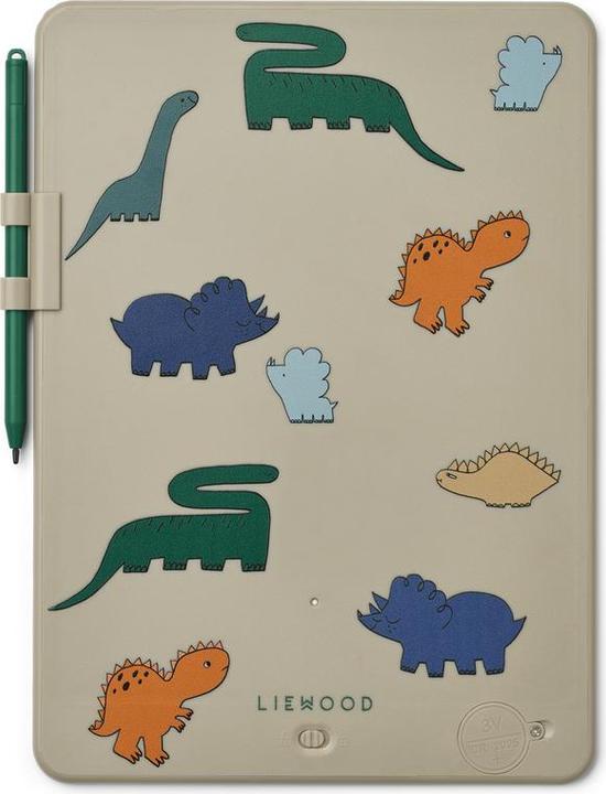 Actual product image Liewood Zora Magic LCD Zeichentafel 10 Inches, Dinosaurs Mist