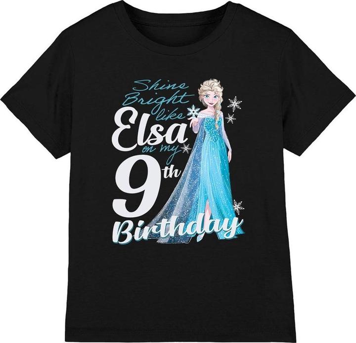 Produktbild Disney Frozen Bright Like Elsa TShirt 9 Geburtstag (128)