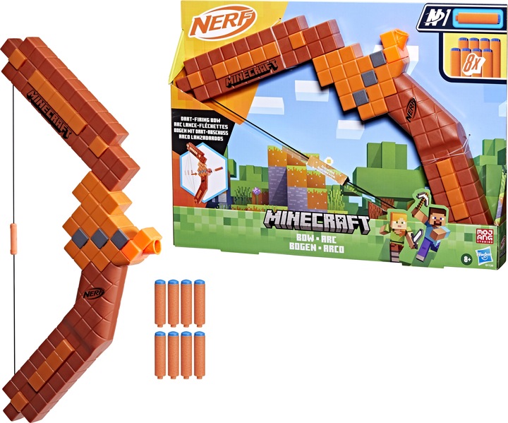 Actual product image Nerf Minecraft Bow