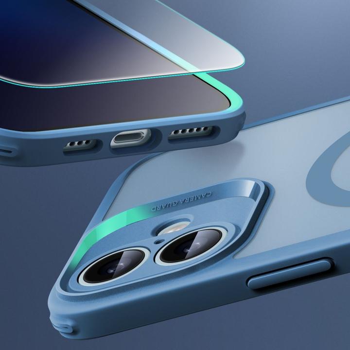 Productafbeelding ESR Etui Classic Pro Set Halolock MagSafe na iPhone 16 - niebieskie (Apple iPhone 16)