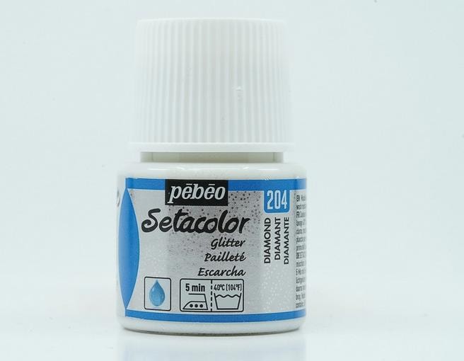 Immagine prodotto Pebeo Setacolor Tessuti Chiari (Diamante, 45 ml)