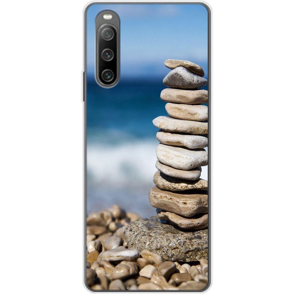 König Design Hülle Handy Schutz für Sony Xperia 10 IV Case Cover Tasche Bumper Etuis TPU Neu (Sony Xperia 10 IV), Smartp...