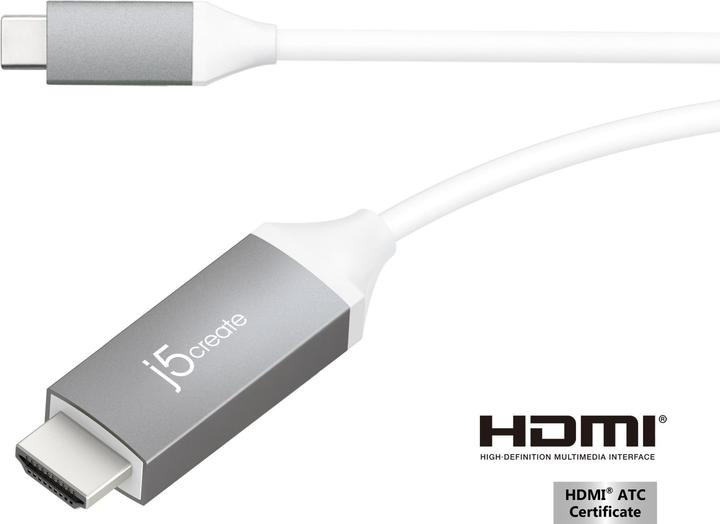 Produktbild j5Create USB Typ C — HDMI (Typ A) (1.80 m)