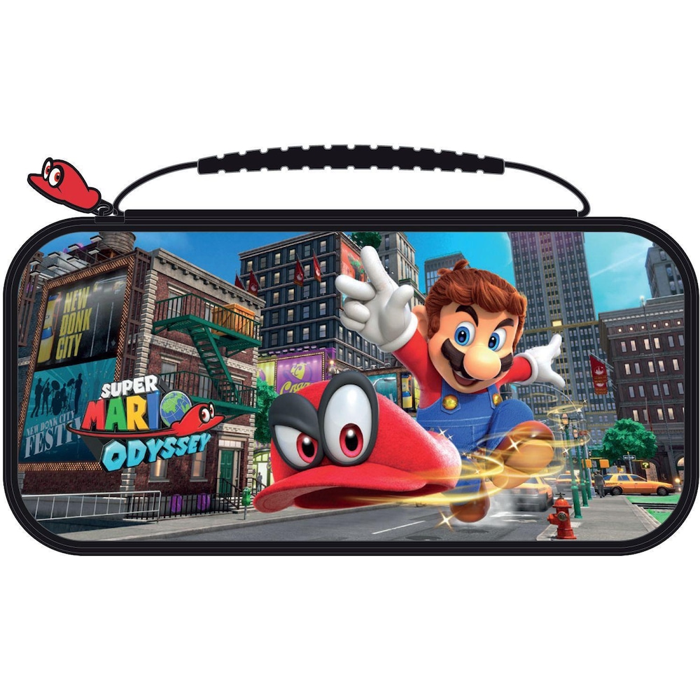 Bigben Nintendo Switch Tasche Mario Odyssey (Switch), Weiteres Gaming Zubehör, Schwarz