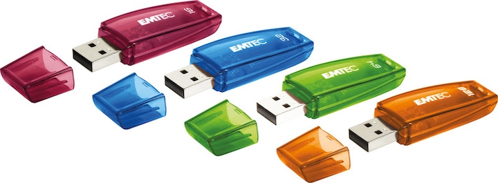 Actual product image Emtec C410 Color Mix 2.0 (128 GB, USB 2.0, USB-A)