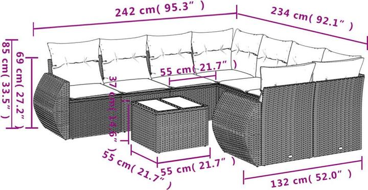 Produktbild vidaXL Tinsley