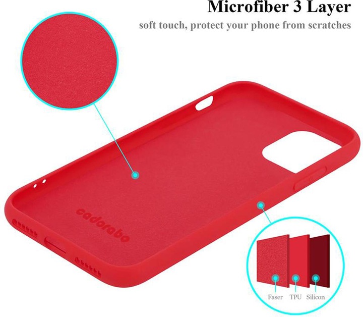 Actual product image Cadorabo TPU Liquid Silicone Case Cover (Apple iPhone 11 Pro Max)
