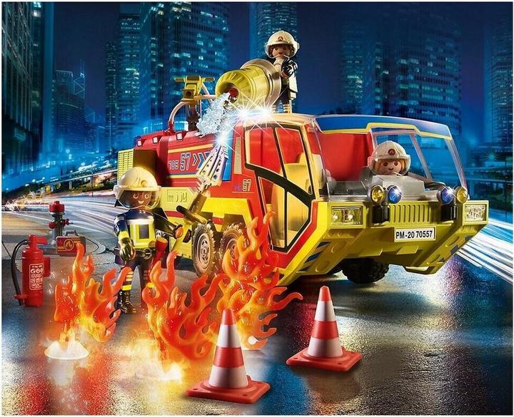 Image du produit Playmobil Fonctionnement des pompiers avec un camion de pompiers (70557, Playmobil City Action)