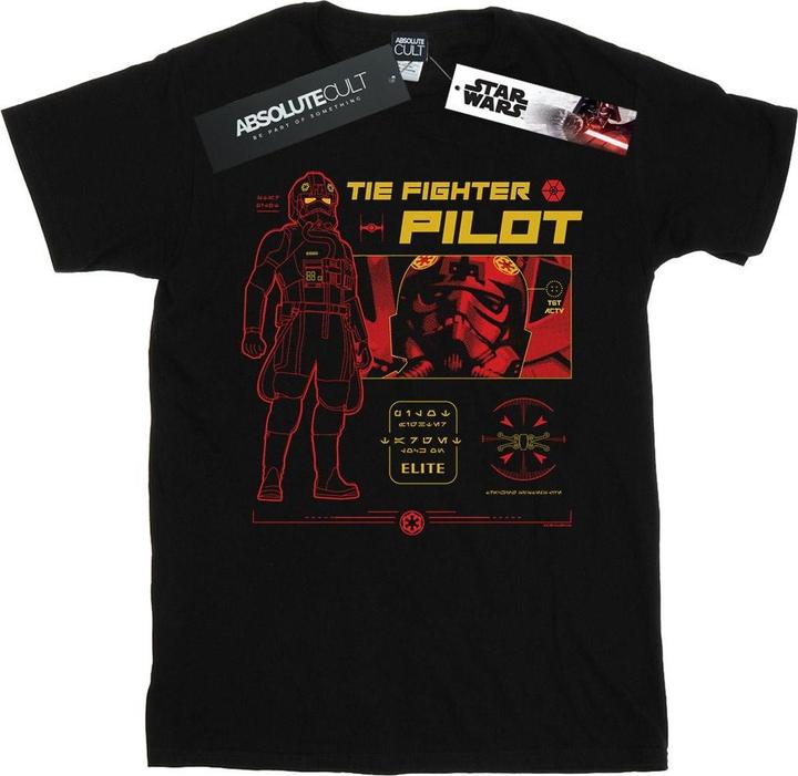 Actual product image Star Wars Mens Tie Fighter Pilot T-Shirt (XXL)