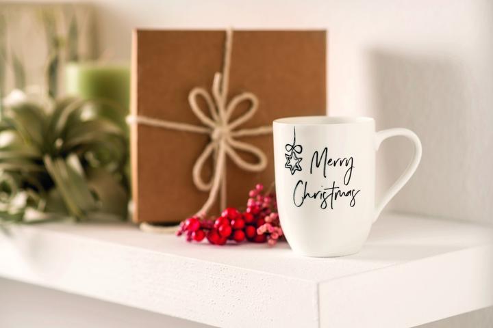 Actual product image Villeroy & Boch Mug with Handle Merry Christmas Statement (290 ml, 1 x)