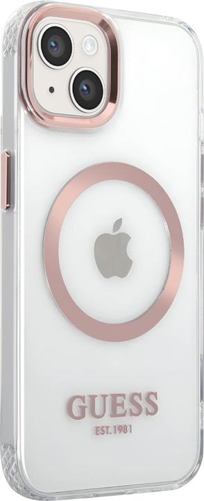 Immagine prodotto Guess GUHMP13MHTRMD iPhone 13 6.1" złoty/oro Custodia rigida in metallo con profilo Magsafe (Apple iPhone 13)