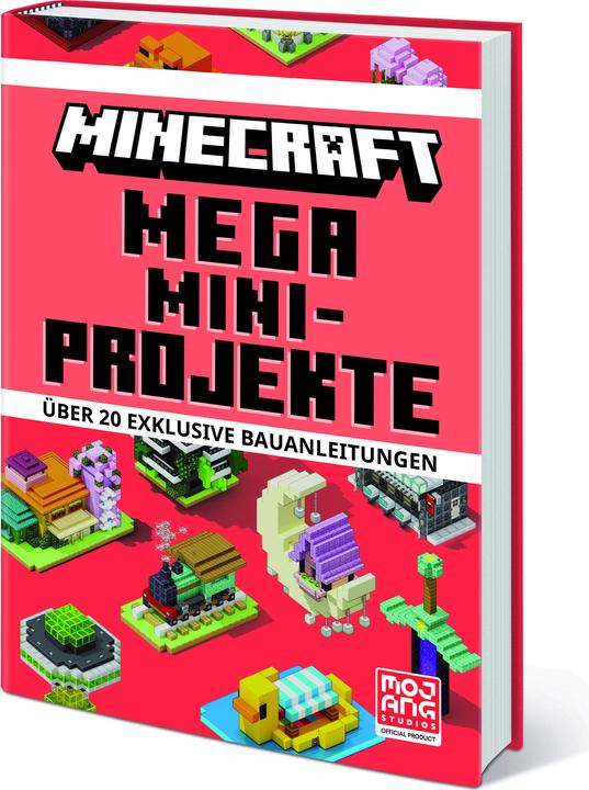 Produktbild Minecraft Mega Mini-Projekte. Über 20 exklusive Bauanleitungen (Deutsch, Maxi Lange, Minecraft, Mojang Ab, 2025)