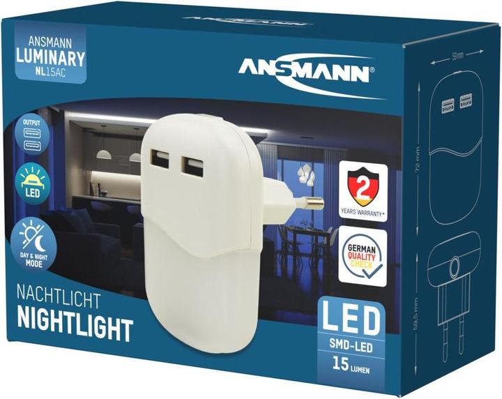 Actual product image Ansmann NL15AC + 2USB