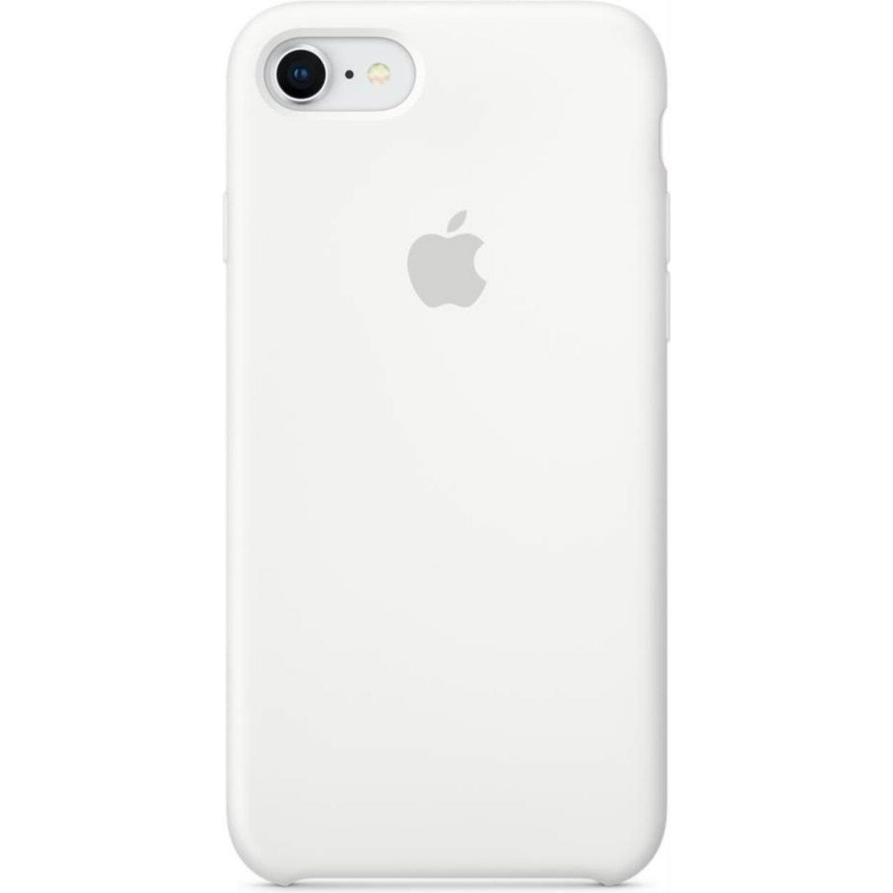Apple Silikon Case (Apple iPhone 8), Smartphone Hülle, Weiss