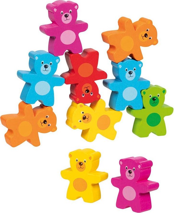 Image du produit Goki Jeu d'empilage Bande d'ours colorés