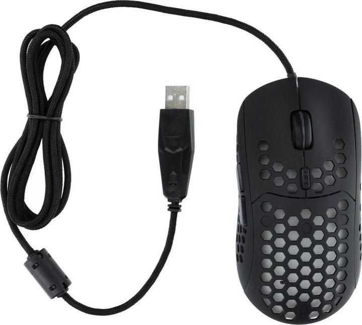 Productafbeelding Art optische muis voor gamers 6400DPI USB RGB AM-99 ultra licht (Bedraad)