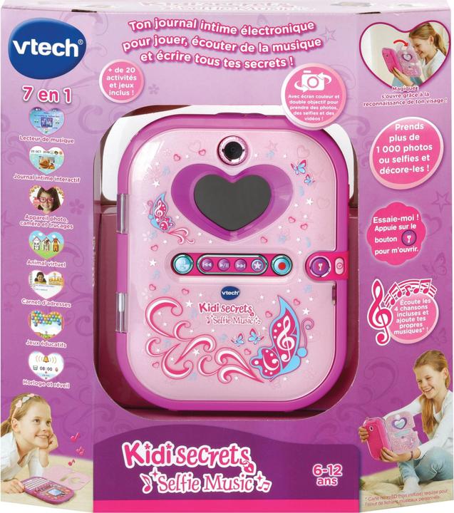 Immagine prodotto VTech KidiSecrets Selfie Music (Francese, 6 - 12 anni)