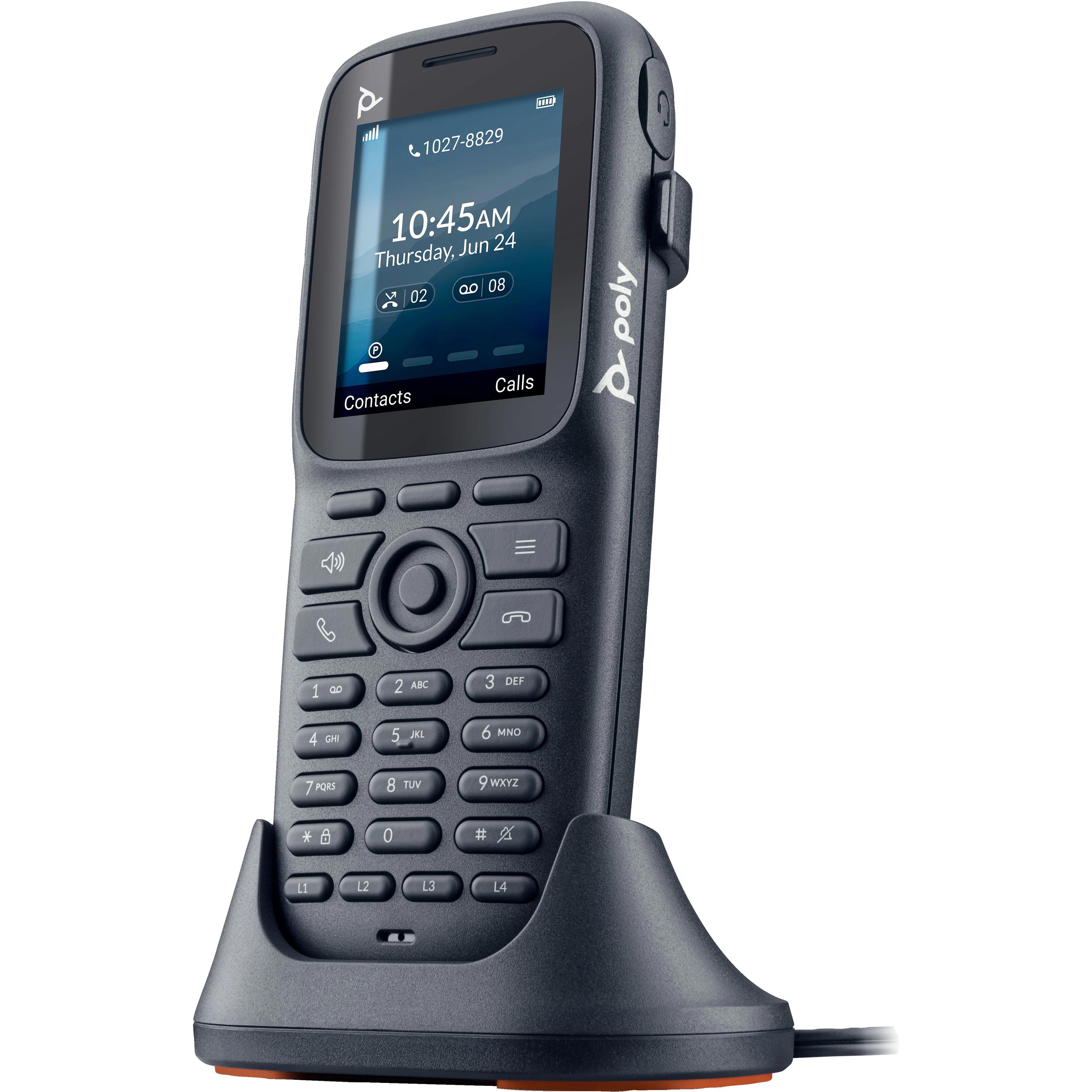 Poly Rove 20 DECT PH HS EMEA-INTL Englis, Telefon, Schwarz