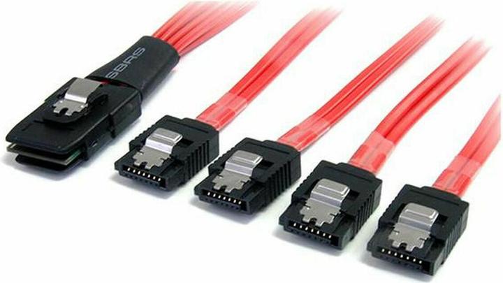 Actual product image StarTech SAS CABLE SFF-8087 TO 4X SATA (50 cm, SAS)