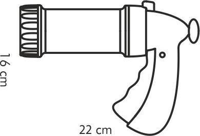 Actual product image Tescoma DELÍCIA pastry press/proofing syringe (Piping bag set)