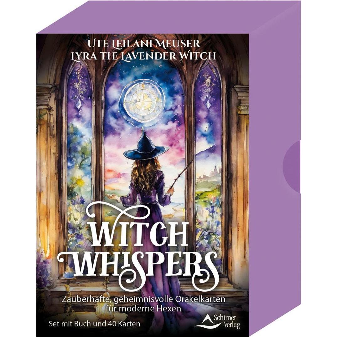 Witch Whispers Zauberhafte, geheimnisvolle Orakelkarten für moderne Hexen, Ratgeber von Ute Leilani Meuser, Lyra O’Brien