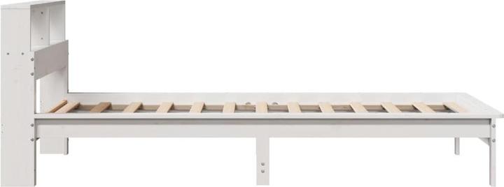 Produktbild VidaXL Bett mit Regal ohne Matratze Kiefer (90 x 190 cm)