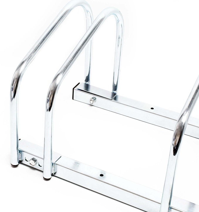 Produktbild Wiltec Fahrradständer 4 Fahrräder 95x33x27cm verzinkt Wandmontage Fahrrad