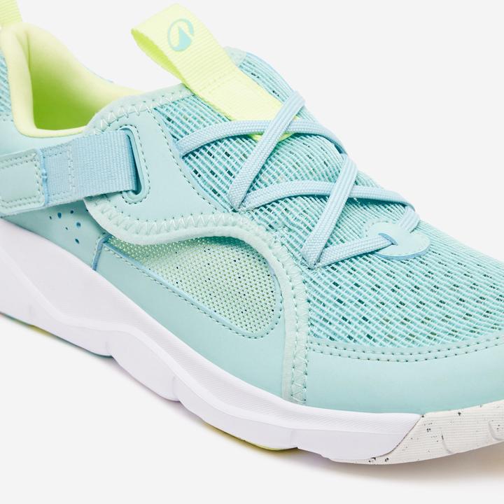 Actual product image Decathlon Kids velcro trainers - Playful Summer turquoise (28)