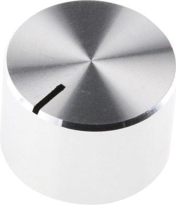 Produktbild RS PRO Alu-Drehknopf 18mm natur Welle 4mm