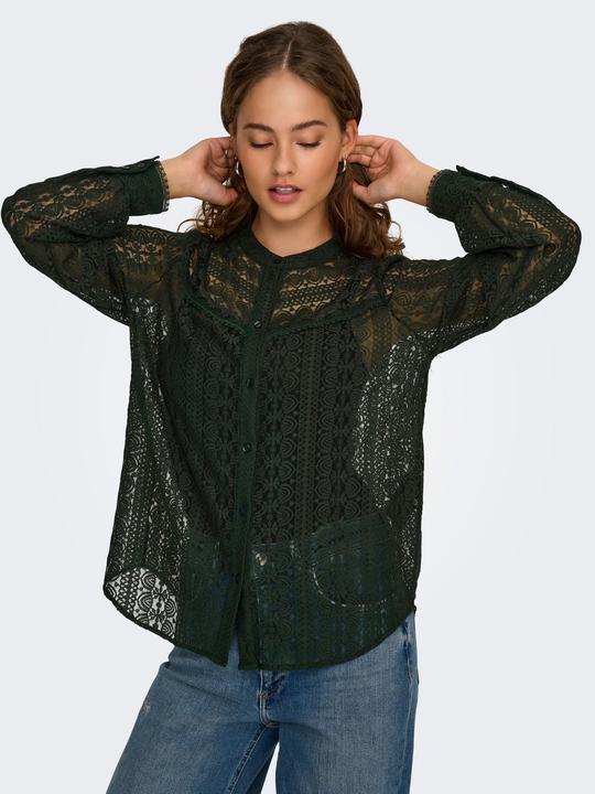 Produktbild Only Onlreba Lace L/S Shirt Wvn Noos (M)
