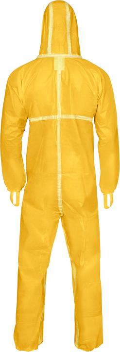 Produktbild Top Swede ProSafe®4 Overall mit abgeklebten Nähten, Kapuze gelb, CAT.III, Typ 4B, VE:25 Stück (3XL)