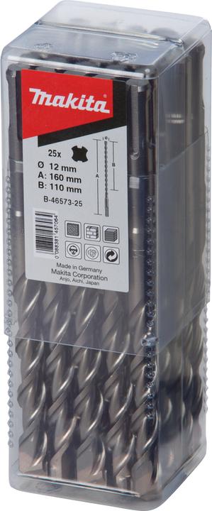 Produktbild Makita SDS-VPLUS-Bohrers.12x16 25St. (12 Millimeter)