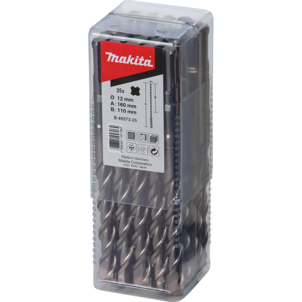 Thumbnail - Makita, Bohrereinsatz, SDS-VPLUS-Bohrers.12x16 25St. (12 Millimeter)