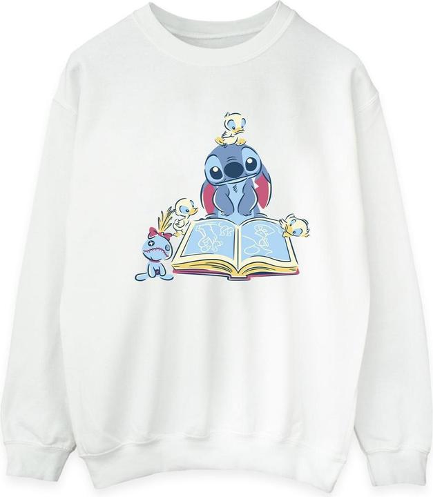 Produktbild Disney Lilo & Stitch Reading A Book Sweatshirt (XXL)
