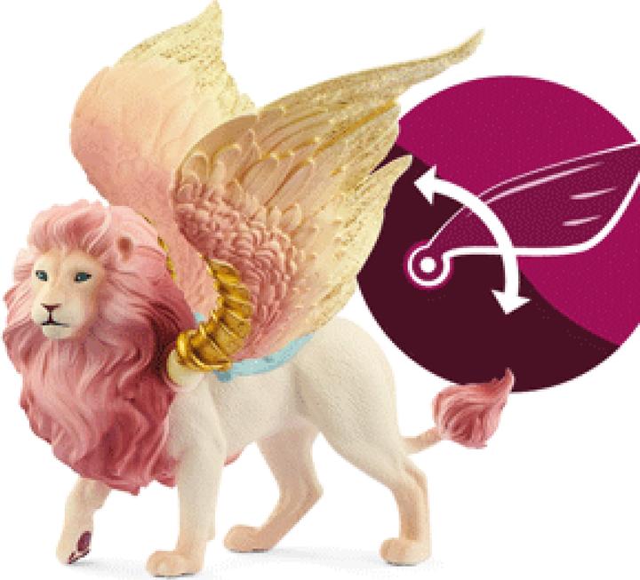 Image du produit Schleich Elfe à dos de lion ailé