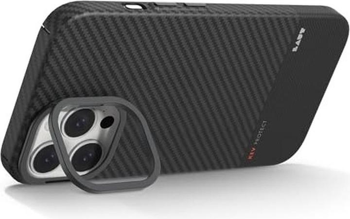 Image du produit Laut - Kev Protect - Ultra dunne kevlar MagSafe case - iPhone 16 Pro - zwart (Apple iPhone 16 Pro)