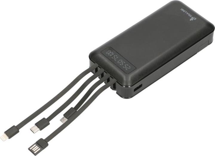 Actual product image Extralink EX.19614 power bank Lithium Polymer (LiPo) Black (20000 mAh, 10 W, 74 Wh)