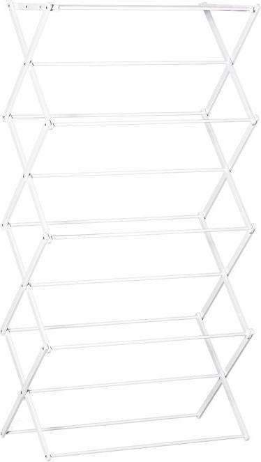 Actual product image Swisshandel24 Foldable drying rack 8-tier drying rack Tower dryer Tower drying rack Metal drying rack