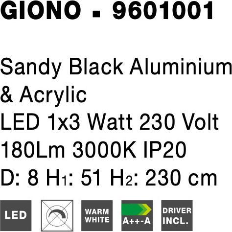 Produktbild Nova Luce Giono (160 lm)