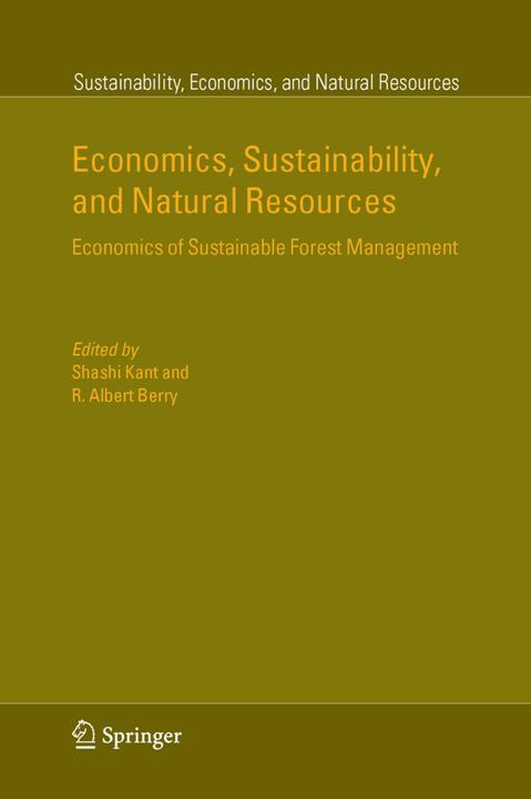 Economics, Sustainability, and Natural Resources (Englisch, R. A. Berry, Shashi Kant, 2010)