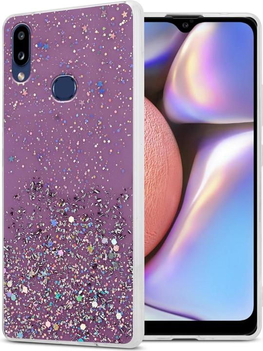 Actual product image Cadorabo TPU cover sparkling glitter (Samsung Galaxy A10s, Samsung Galaxy M01s)