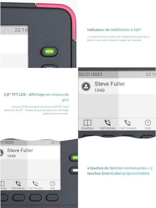 Produktbild Snom D140 SIP Tischtelefon